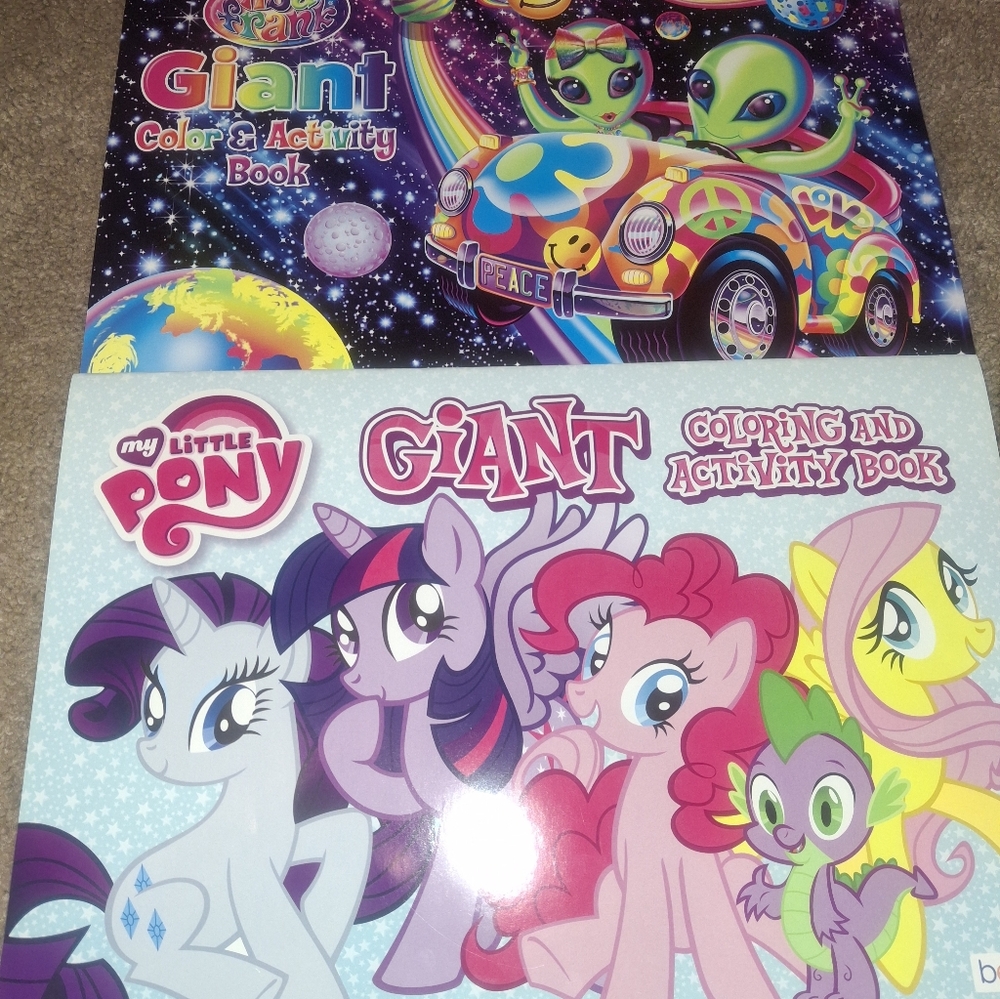My Little Pony Giant Coloring and Activity Book - Pink, Purple, Yellow, Green